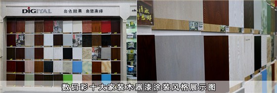 数码彩十大家装木器漆涂装风格展示图